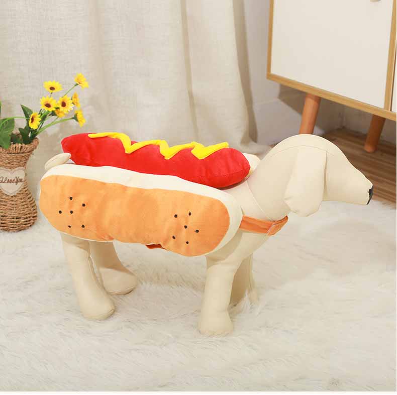 Hot Dog Halloween Costume for Dogs & Cats