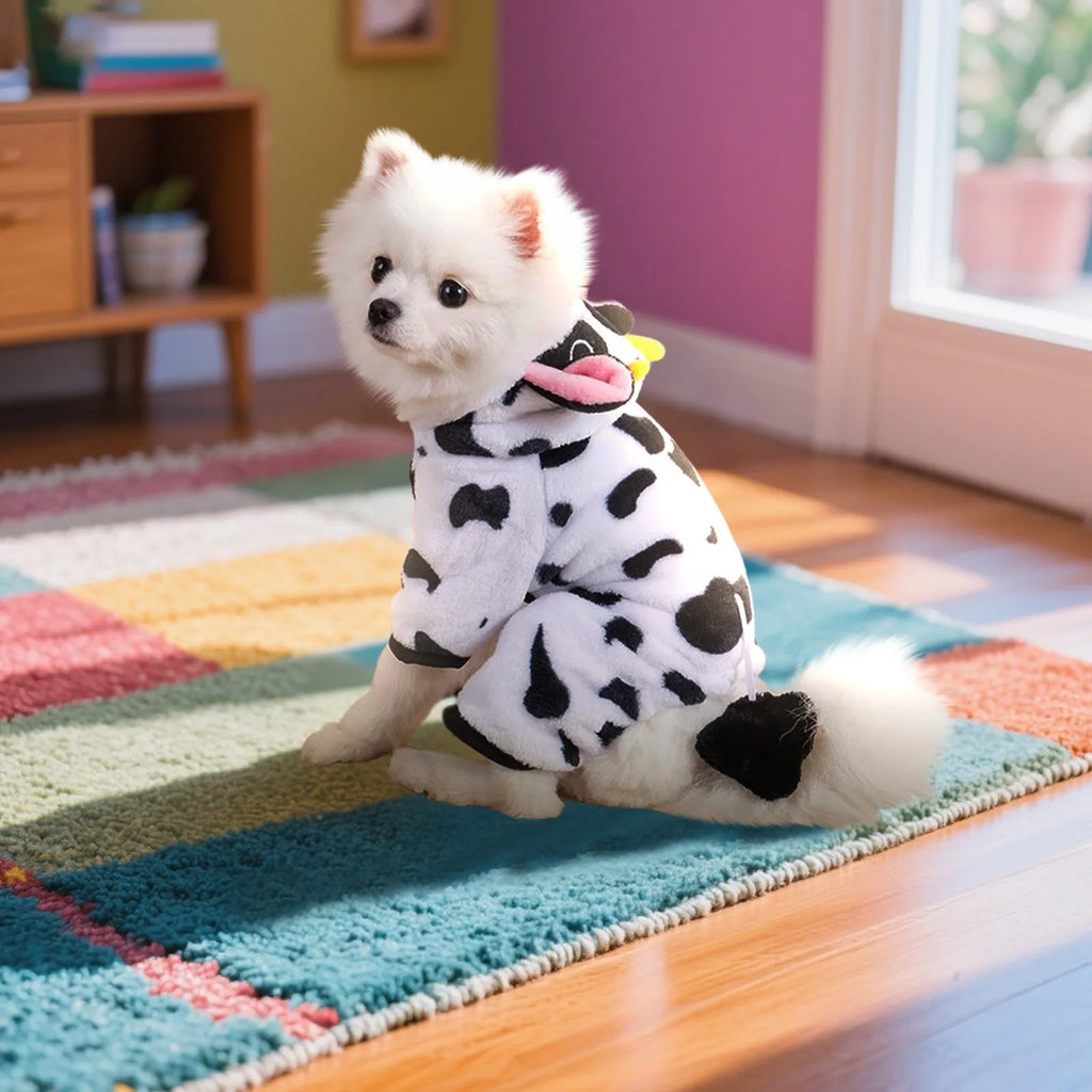 Cute Cow Halloween Dog Costume