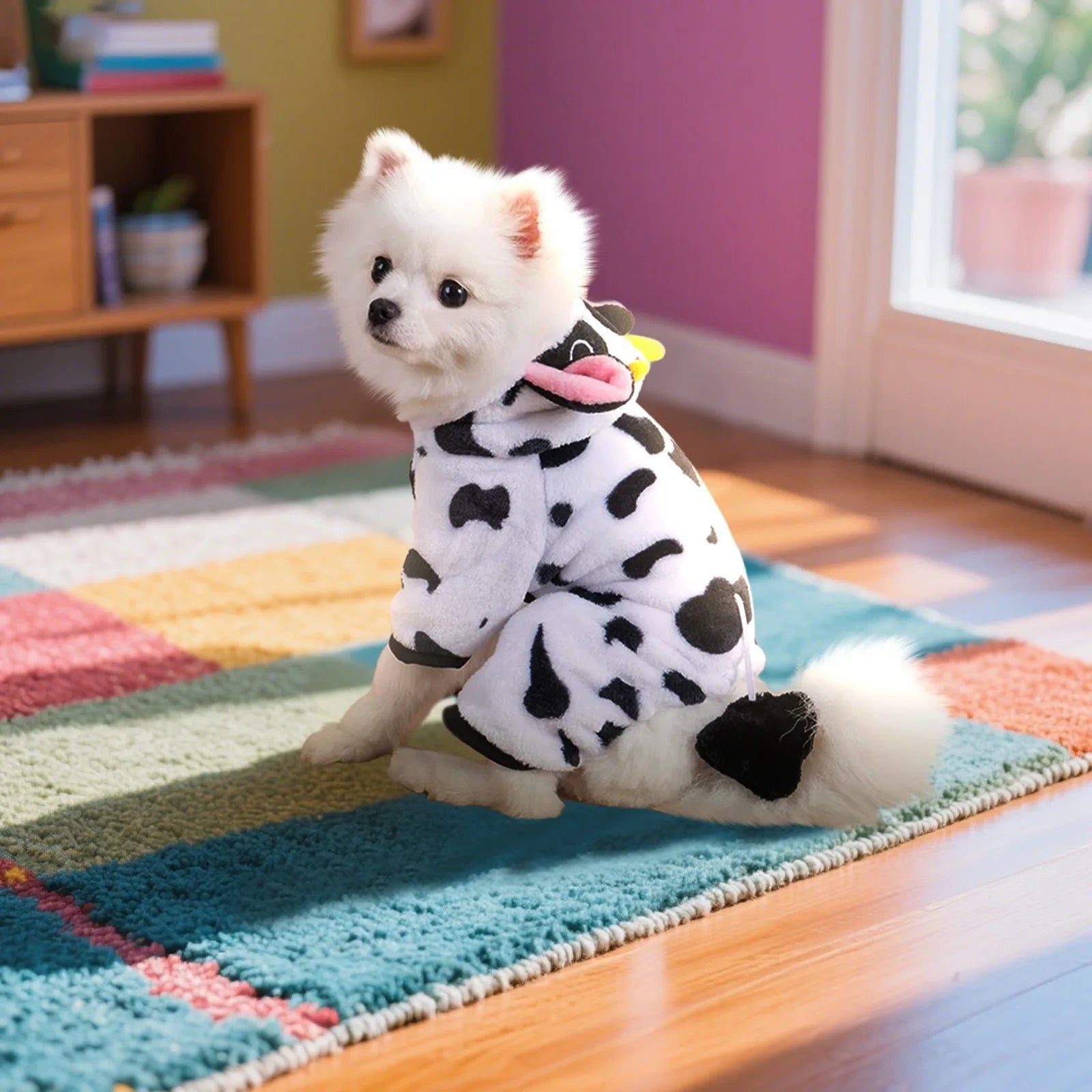 Cute Cow Halloween Dog Costume