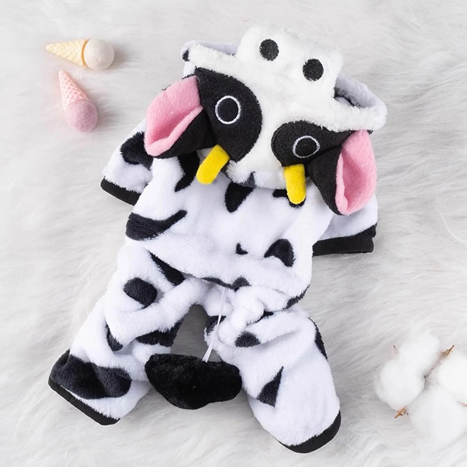 Cute Cow Halloween Dog Costume
