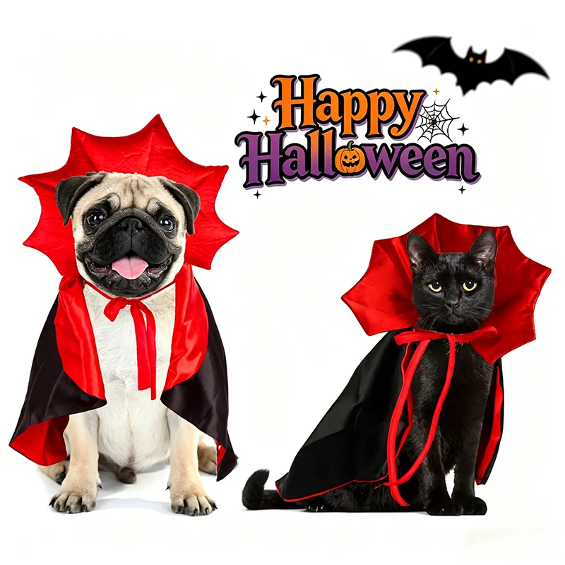 Vampire Cape Halloween Pet Costume
