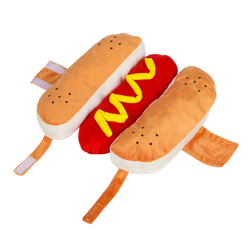 Hot Dog Halloween Costume for Dogs & Cats
